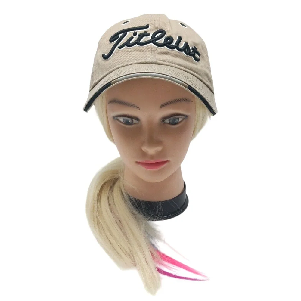 Titleist Golf Hat‎ Light Brown Beige Adjustable unstructured cotton